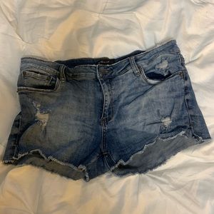STS Blue Distressed Light Wash Shorts